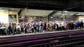 A metro station  Sydney  IT was a crowded day as people were returning after visiting city [upl. by Adnohsak985]