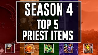 Top 5 Shadow Priest Items in Season 4  Dragonflight PREDICTION [upl. by Nilyak]