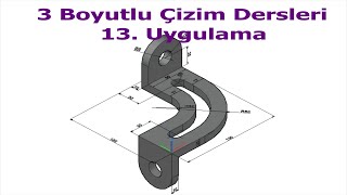 Autocad 3 Boyutlu Çizim 13 Copy Faces Move Faces Offset Face [upl. by Otrevogir]