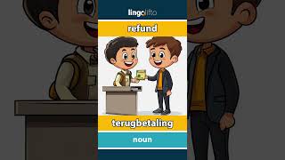 🇬🇧🇳🇱 refund  terugbetaling  vocabulary builder  learn English  laten we Engels leren [upl. by Ferdinanda]