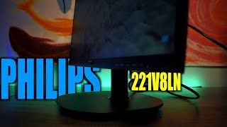 PHILIPS 221V8LN 22quot Monitor The Best Under Budget Home Office Monitor [upl. by Ahsienauq]