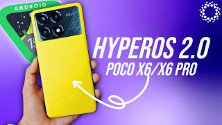 POCO X6 POCO X6 Pro X6 Neo HyperOS 20 Android 15 Update Features List amp Release Date 🚀 [upl. by Noivaz]