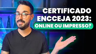 Certificado do ENCCEJA 2023 online ou impresso [upl. by Japha663]