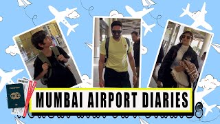 Ayushman Khurana With Family Spotted At Mumbai Airport  ayushmankhurana [upl. by Netsew184]