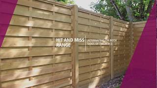 Semi Solid Fence Panels Range  Jacksons Fencing [upl. by Annai745]