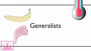 Generalists vs Specialists  Ecology amp Environment  Biology  Infozilla  FuseSchool [upl. by Williams]