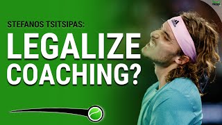 Tsitsipas Legalize Coaching on Every Point [upl. by Lyj]