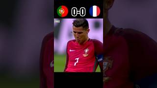 Portugal vs France EURO 2016 Highlights football shorts [upl. by Arretnahs]