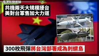 共機兩天大規模擾台！美對台軍售加大力道！ 300枚飛彈「將台灣部署成為刺蝟島」、兩家中國船運公司違反美制裁令 觸碰伊朗石油被美國制裁 20230303《香港新聞連線》報導 [upl. by Sabu20]