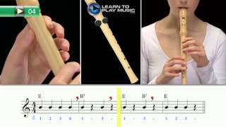 Ex004 How to Play Recorder for Kids  Recorder Lessons for Kids Book 1 [upl. by Col27]