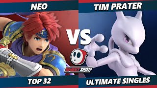 Sweet Spot 8  Neo Roy Vs Tim Prater Mewtwo Smash Ultimate  SSBU [upl. by Anneirda548]