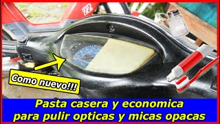 Como PULIR y RESTAURAR OPTICAS MICAS y ACRILICOS Pasta Casera⏩FACIL Y RAPIDO⏪🕗 [upl. by Dolhenty]