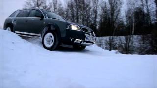 Audi Allroad Offroad testWinter Style [upl. by Ahsahtan]