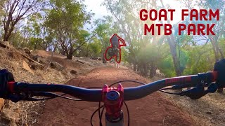 Sick day out at Goat Farm MTB park  Blue Cruiser Tipping point blue tongue and skills park￼ [upl. by Naro]