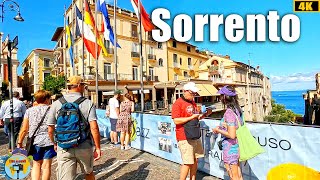 SORRENTO Italy Amalfi Coast Walking TourA Memorable Day In SORRENTO 4K [upl. by Idak]