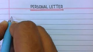 Personal letter  How to write Personal letter  informal letter  Personal letter writing  letter [upl. by Reemas456]