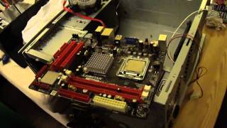 Changing socket 775 CPU e3300 to dual core E8400 on my Biostar G41M7 motherboard [upl. by Saduj]