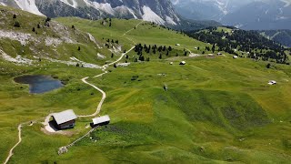 Val Gardena  Bolzano  Video con Commento Audio [upl. by Jerol748]