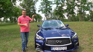 Infiniti Q50 S 35 V6 Hybrid AWD  testirao Juraj Ĺ ebalj [upl. by Leda]