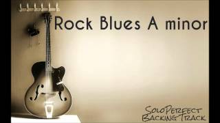 Rock Blues Backing Track in A minor [upl. by Ylsel]