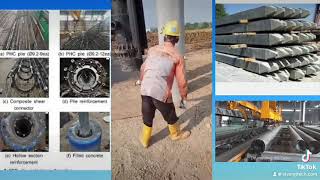 Pretensioned spun high strength concrete PHCPiles Economical HighQuality Deep Foundation [upl. by Leeanne]