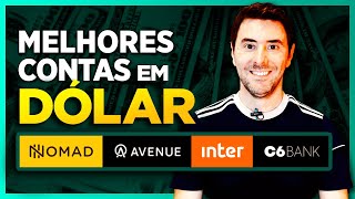 MELHOR CONTA PARA INVESTIR EM DÓLAR NOS EUA Nomad Avenue Banco Inter C6 Bank [upl. by Pancho]