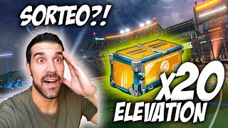 ABRIENDO 20 CAJAS ELEVACION  SORTEO EXÓTICO  ROCKET LEAGUE [upl. by Sesylu]