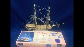 HM Brig Supply  Caldercraft 164 Nelsons Navy [upl. by Nyroc]