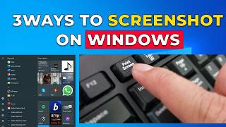 How To Screenshot on Laptop or PC with Windows [upl. by Darahs848]