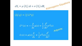 Kolmogorov Forward and Backward Equations as Adjoints [upl. by Denzil]