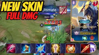 ZANIS NEW SKIN DEMONIC CREATION  FULL DAMAGE BUILD  AoV  傳說對決  RoV  Liên Quân Mobile [upl. by Emmit844]