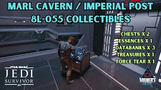 Marl Cavern amp Imperial Post 8L055  All Collectibles  Star Wars Jedi Survivor [upl. by Ardolino]