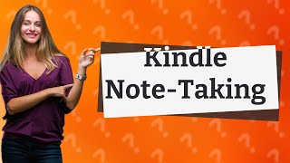 Can I use my Kindle as a notebook [upl. by Annodal]