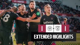 Extended Highlights  Brentford 11 West Ham  Premier League [upl. by Hepsiba456]