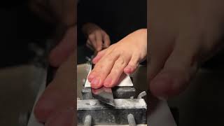 Japanese Yanagi vs Water fyp knife knifesharpening ray knifesharpener rui knives [upl. by Xela]