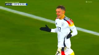 GOAL🇩🇪 WIRTZ FREE KICK against Bosnia  Germany 30 Bosnia [upl. by Ttocs]