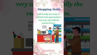 Talking about Shopping Habit commonphrases learnenglish [upl. by Llevra]