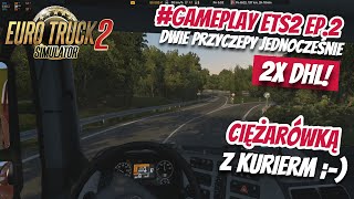 ETS2🚚 Podwójna naczepa z DHL  okropnie długi skład   003 🎥👍 [upl. by Donoghue747]