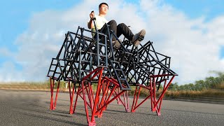 Epic ride  Walking robot creature Strandbeest （Part 2） [upl. by Alo]