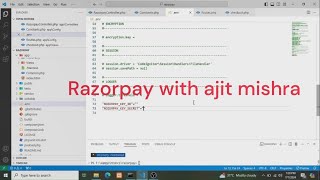 Razorpay payment gateway integration in coddeigniter4  ci4   ajitmishra981 [upl. by Freya38]