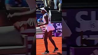 Sloane Stephens practice previas Strasbourg open 2024 [upl. by Alliber]