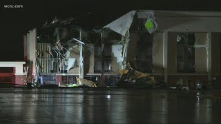 Tornado causes major damage near Birmingham Alabama [upl. by Milford]