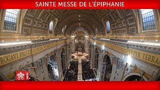 Pape François Messe de l’Épiphanie du Seigneur 20180106 [upl. by Oiramat]