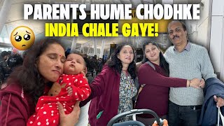 PARENTS HUME CHODKE INDIA CHALE GAYE  USA TO INDIA  Albeli Ritu [upl. by Salomon]