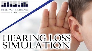 Hearing Loss Simulation  Whats It Like [upl. by Lyrrad]