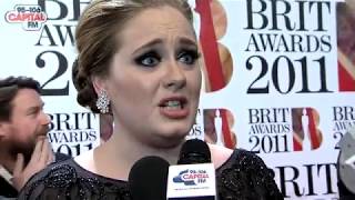 Adele Shocked At BRIT Awards Interview [upl. by Vincents]