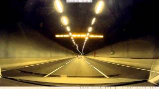 Powerucc Panorama IIS Night Drive Burnley Tunnel Watch in 1080p [upl. by Akinna]