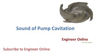 Sound of Cavitating Pump Centrifugal Pumps Cavitation in Centrifugal Pump Pump Cavitation Sound [upl. by Nolek]