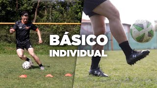 ENTRENAMIENTO BÁSICO de FÚTBOL  Todas las posiciones ⚽ [upl. by Uranie283]