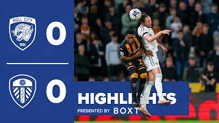 Highlights  Hull City 00 Leeds United  Rodon red card and huge miss [upl. by Iphigeniah823]